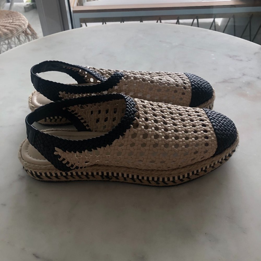 Tory Burch Woven Platforms
